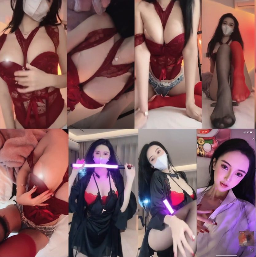 【抖音 洛洛传媒】超美女神直播整活 露内乳贴男友视角【13V】【309M】