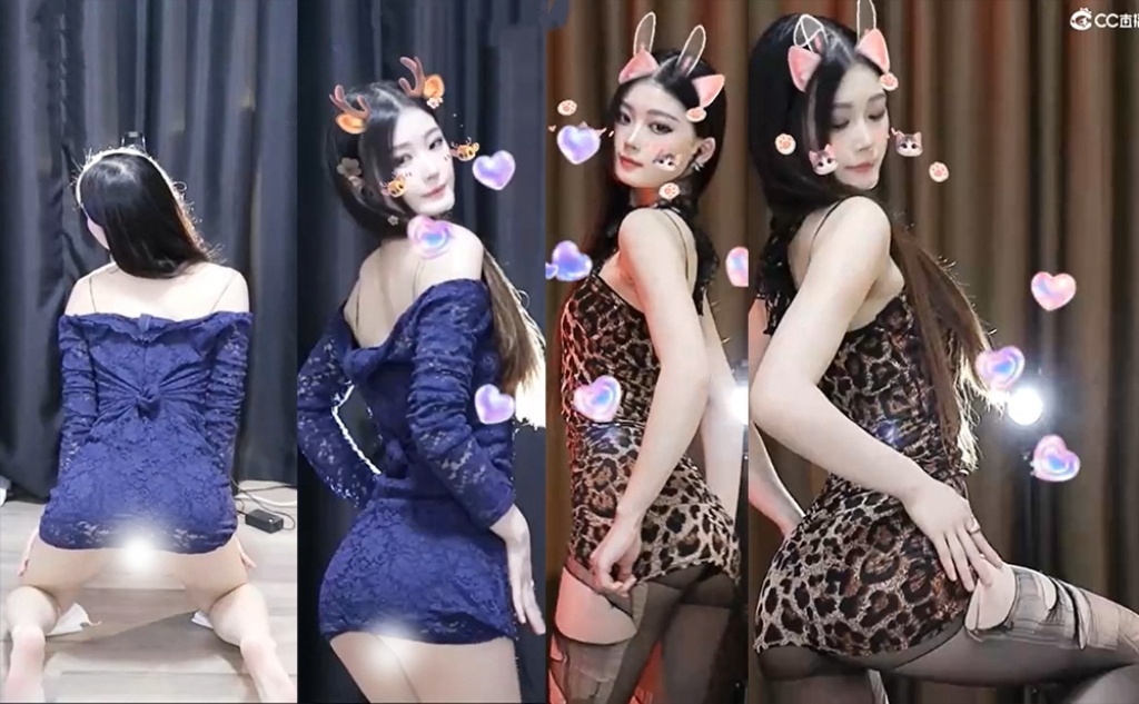 【CC 可乐】直播开大高能整活大尺热舞 真空无内茂盛森林 撕裂黑丝包臀裙 堪比定制！【5V】【557M】