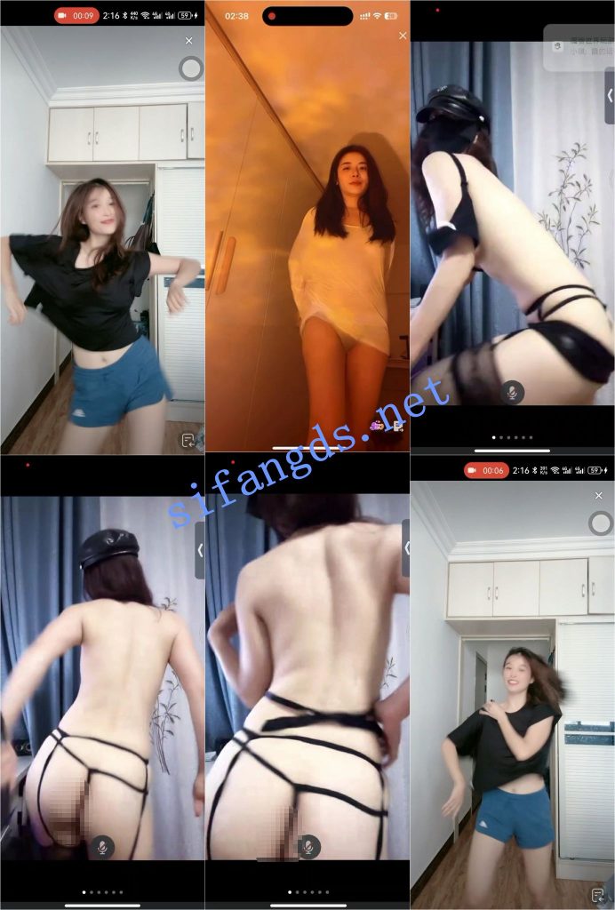 【抖音 宁大爷】高颜美乳大长腿 舞蹈主播 半裸裸舞脱衣舞【8V】【1.47G】