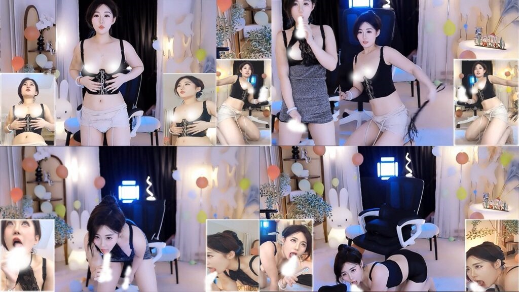 【虎牙 圣语baby】高级大尺定制热舞 真空美乳 露骨淫语娇喘口技 多视角！【2V】【1.15G】