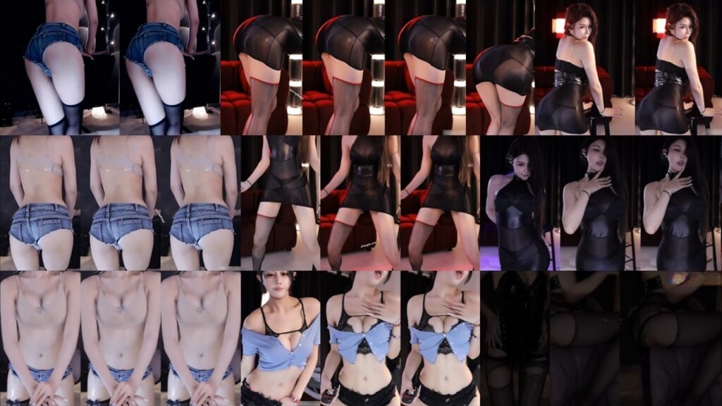 【斗鱼 艺瑟妃】尺度福利 透视连衣裙透内衣透丁热裤屁股蛋【5V】【1.36G】