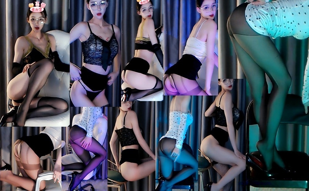 【CC 小安扬】大尺丁字定制热舞 高颜值九头身尤物 真空黑丝 销魂长腿翘臀！【6V】【591M】
