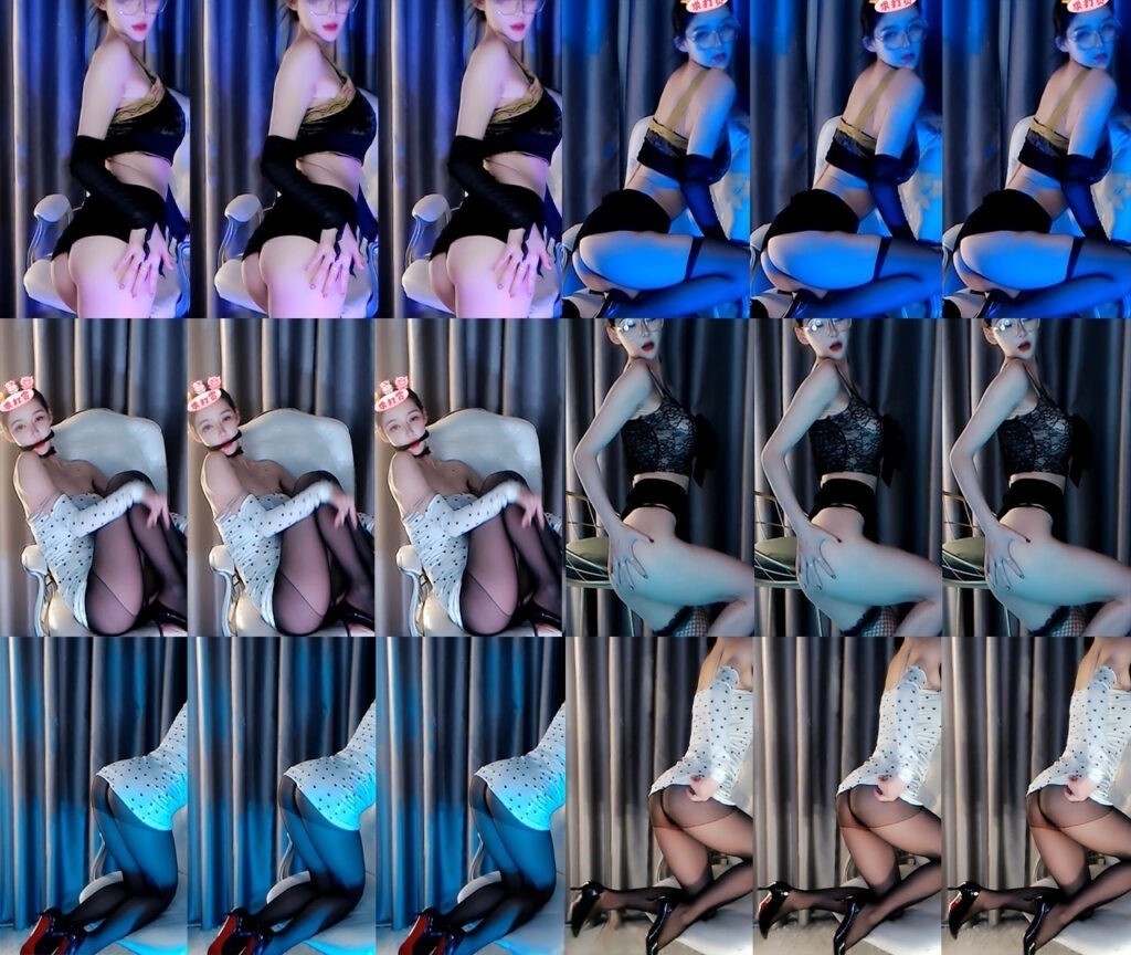 【CC 小安扬】大尺丁字定制热舞 高颜值九头身尤物 真空黑丝 销魂长腿翘臀！【6V】【591M】