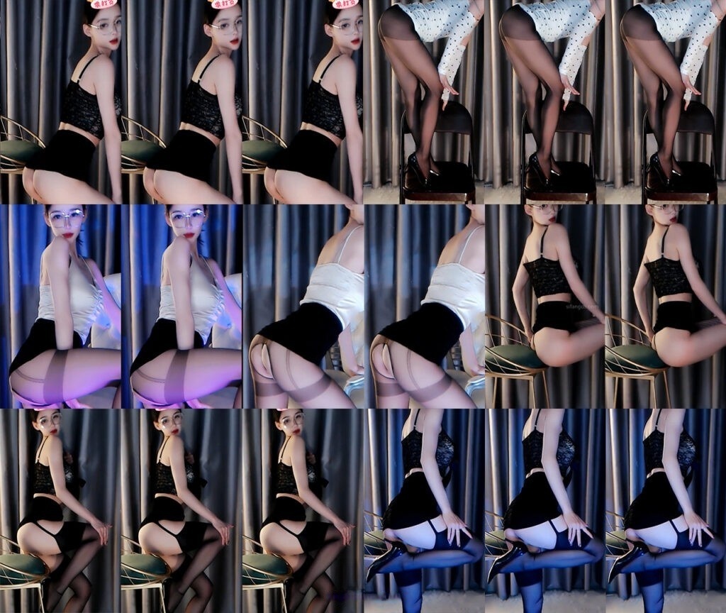 【CC 小安扬】大尺丁字定制热舞 高颜值九头身尤物 真空黑丝 销魂长腿翘臀！【6V】【591M】