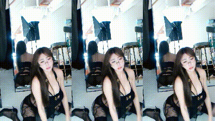 【斗鱼 CC】蜜小兔 纯黑系内衣透毛定制【5V】【827M】