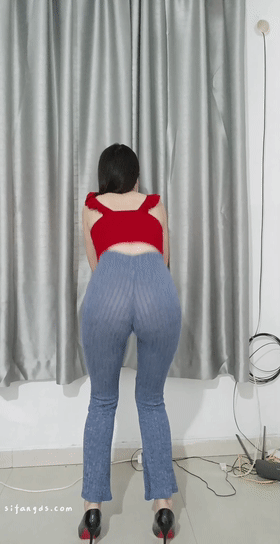 抖音骚主播 小英子 顶B骚舞巴拉豆 瑜伽裤拉丝展示-4【5V】【1.56G】