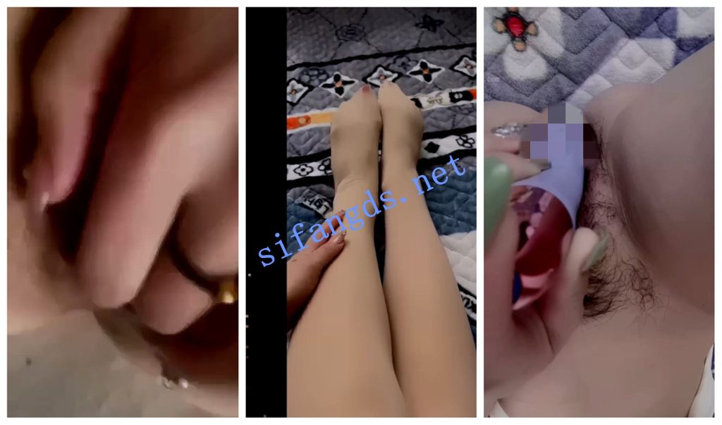 【快手福利】【小宝1314颖】精神小妹玉足诱惑丝袜自慰【13V】【557M】