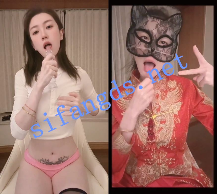 抖音近四十万粉美女-大熊硬糖 高价微信模拟啪啪口交福利【9V】【228M】