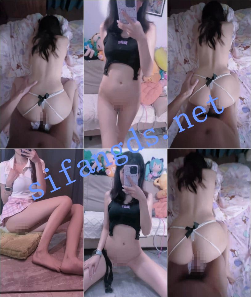 抖音 晗小宅噜 10万粉 筷子腿美腿 露点 肛塞 啪啪做爱【17V】【292M】