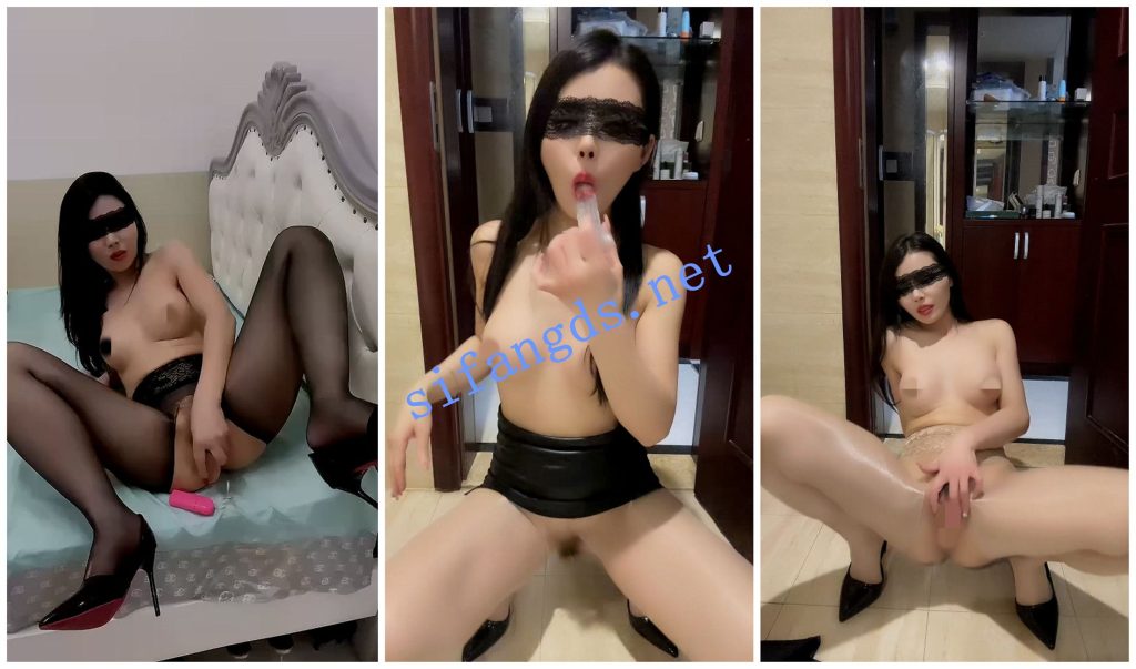 【抖音福利】极品长腿丝袜御姐【含情默默】自慰骚穴特写【2V】【1.59G】