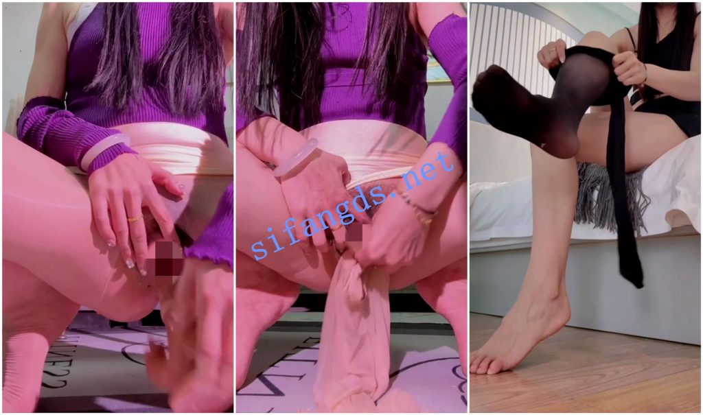 【抖音福利】极品丝袜高挑御姐【虎牙珂珂】高跟道具自慰.2【6V】【1.84G】