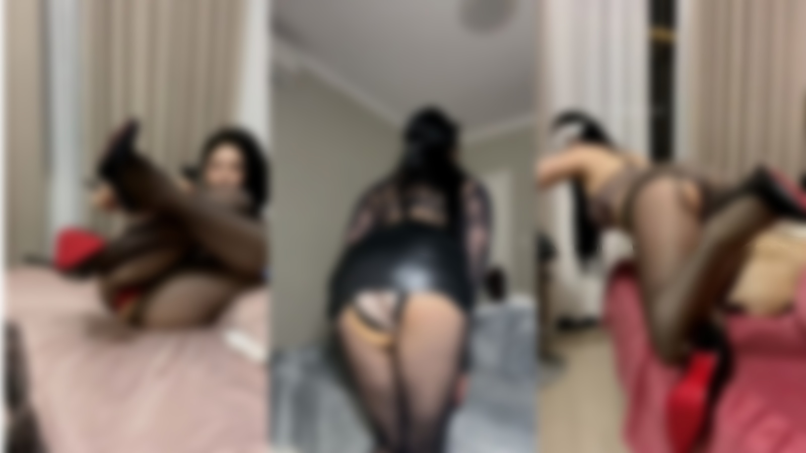 【抖音福利】极品肉感御姐【肉肉】丝臀诱惑1V1自慰肥臀【9V】【656M】