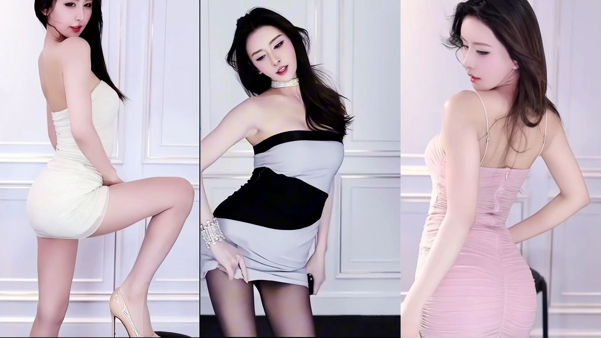 【虎牙】夏一晴，齐B包臀裙骚舞精选【6V】【552M】