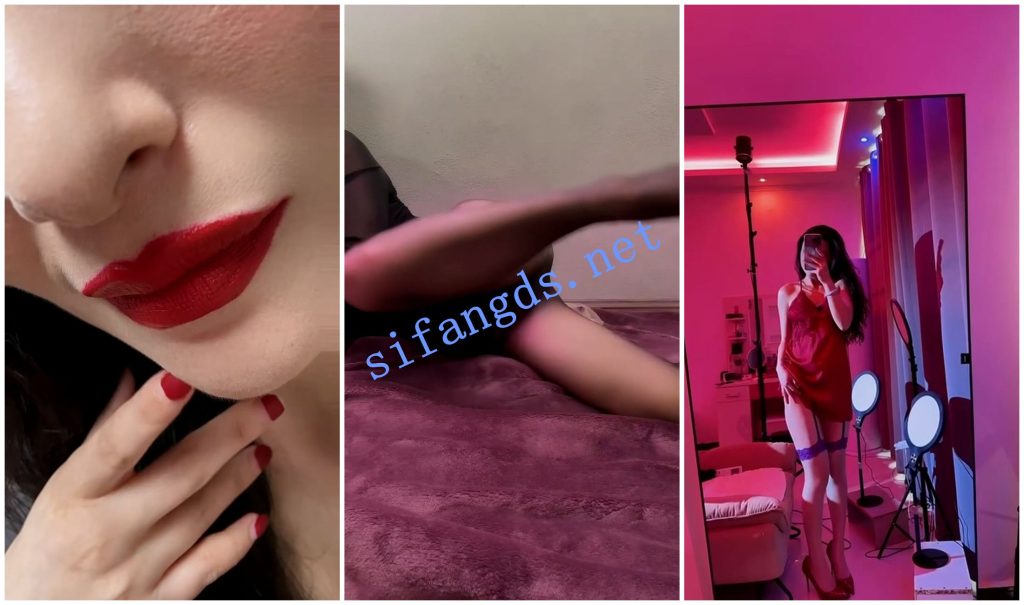 【抖音福利】红唇熟女御姐【磊姨】丝袜高跟骚舌诱惑【9V】【139M】