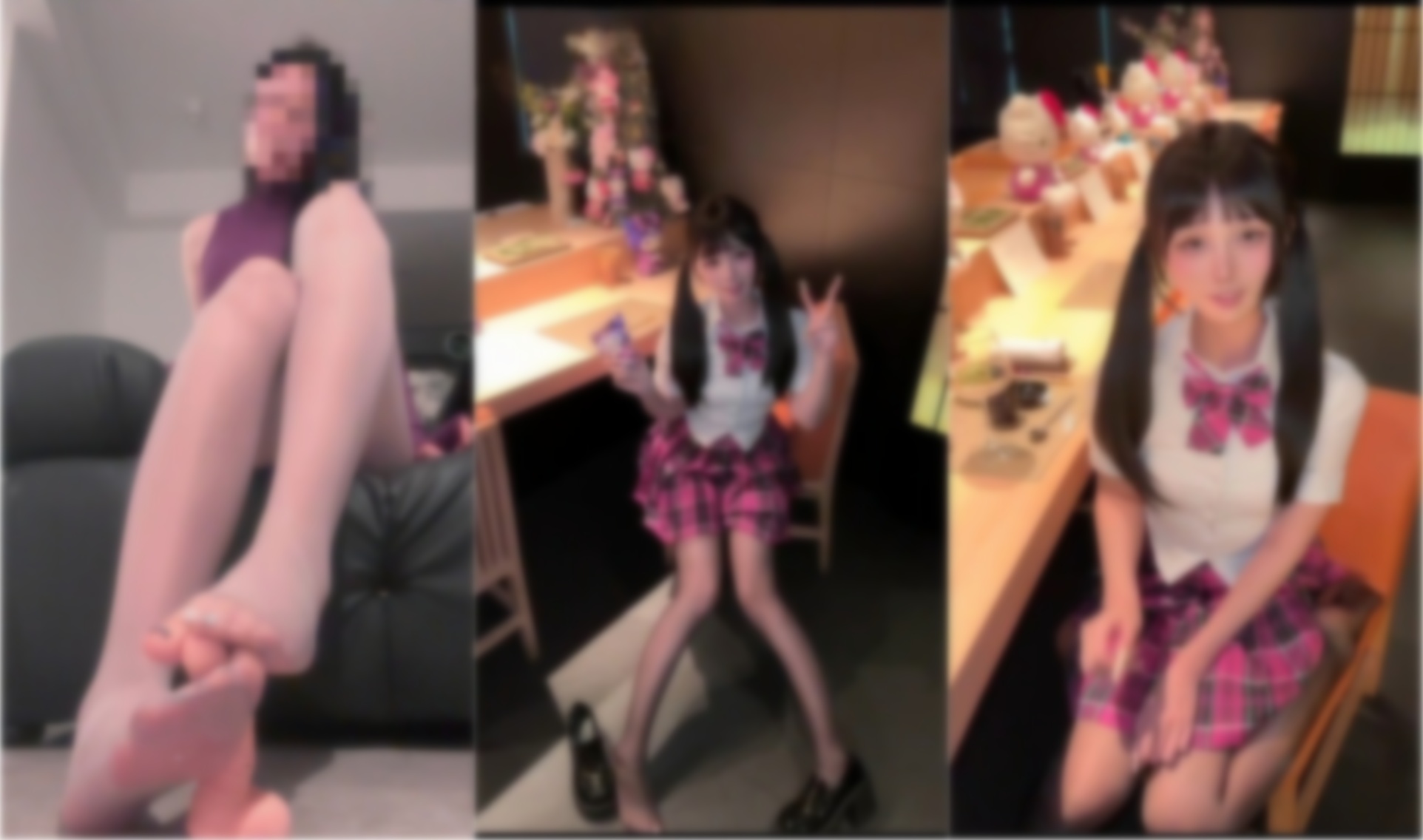 抖音 魔人布欧 35万粉 顶级美女 美腿 足交阳具【11V】【303M】