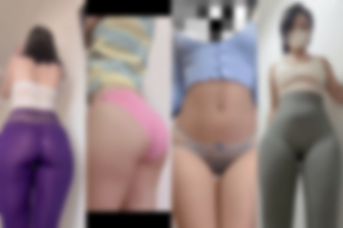 快手美缝大师 大清青李清清 福利顶B骚舞瑜伽裤骆驼趾香【59V】【4.52G】