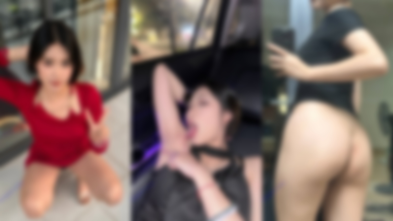 抖音 南南相吃 反差骚货 户外楼道露出 垃圾桶裸体 阿黑颜【220P2V】【105M】