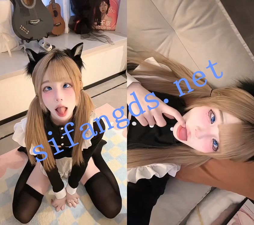 抖音快手近120万粉阿黑颜魅魔-蛇妈 制服魅惑福利【23V】【717M】