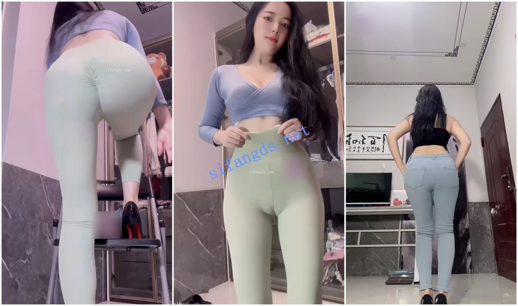 【快手福利】肥臀御姐【诗爷】瑜伽裤骆驼趾骚舞顶B扭臀【20V】【1.99G】