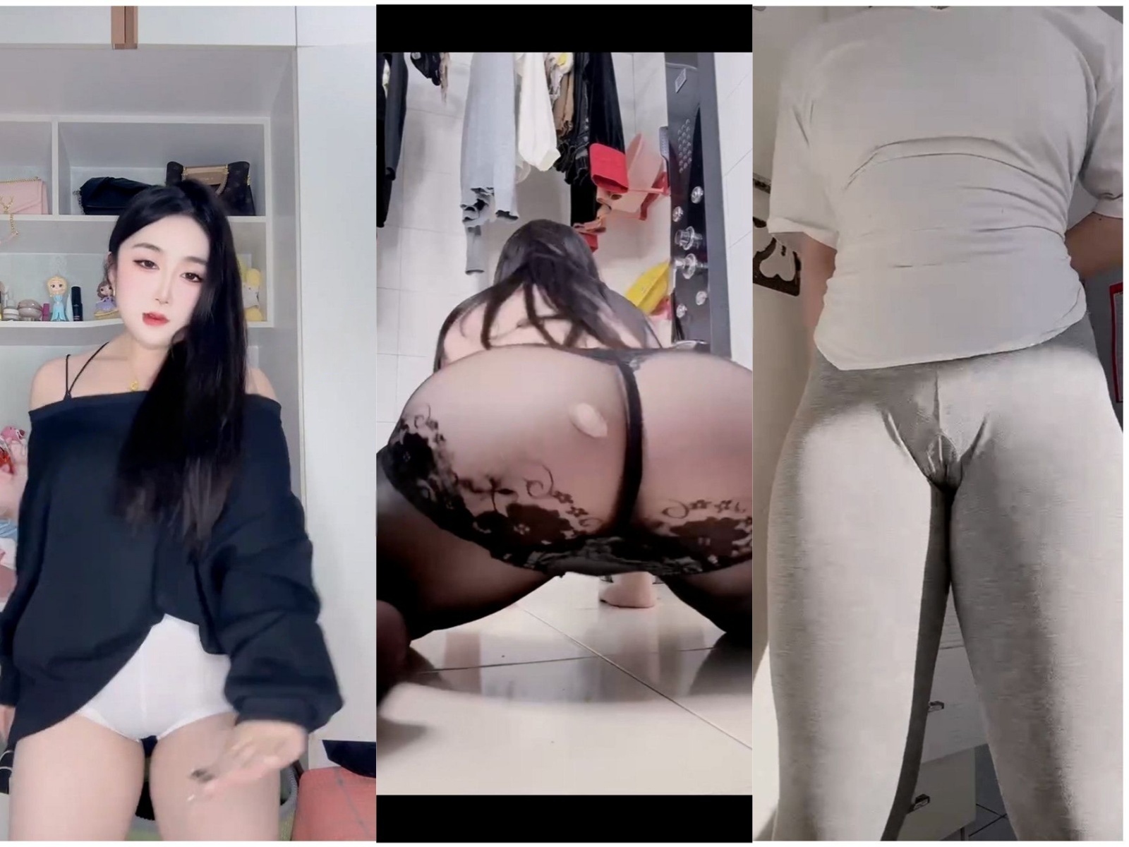 【抖音福利】肥臀骚妹【乃月妹妹】骚舞裸舞【12V】【2.45G】