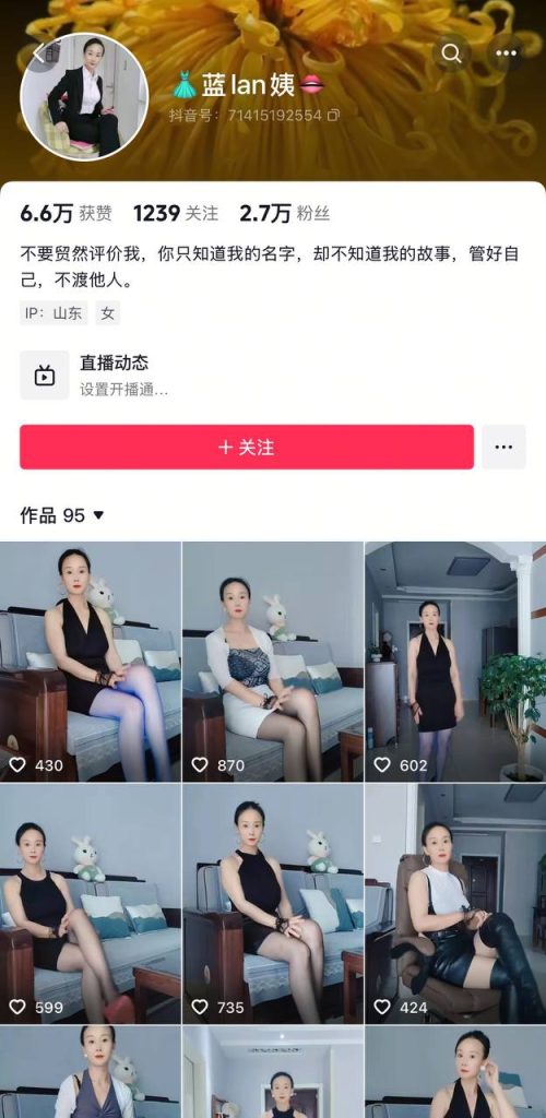 抖音 蓝lan姨 高贵气质阿姨 露点 大尺度勾引【10V】【43.8M】