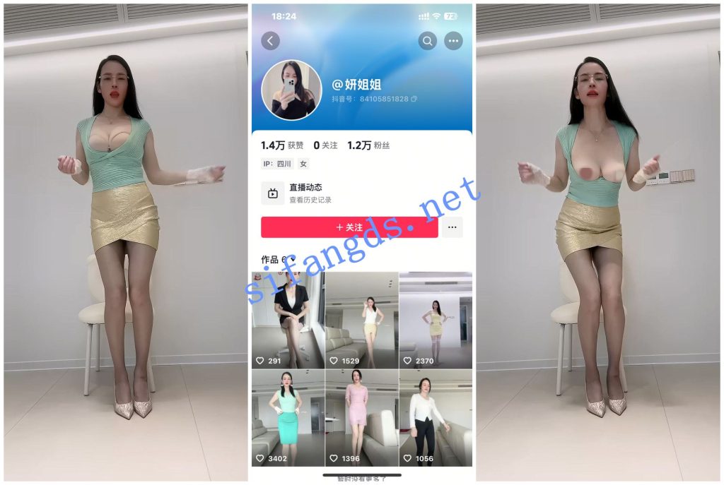 【抖音快手福利】裸舞抖奶情趣透视内衣【鑫妹 妍姐姐】【4V】【148M】