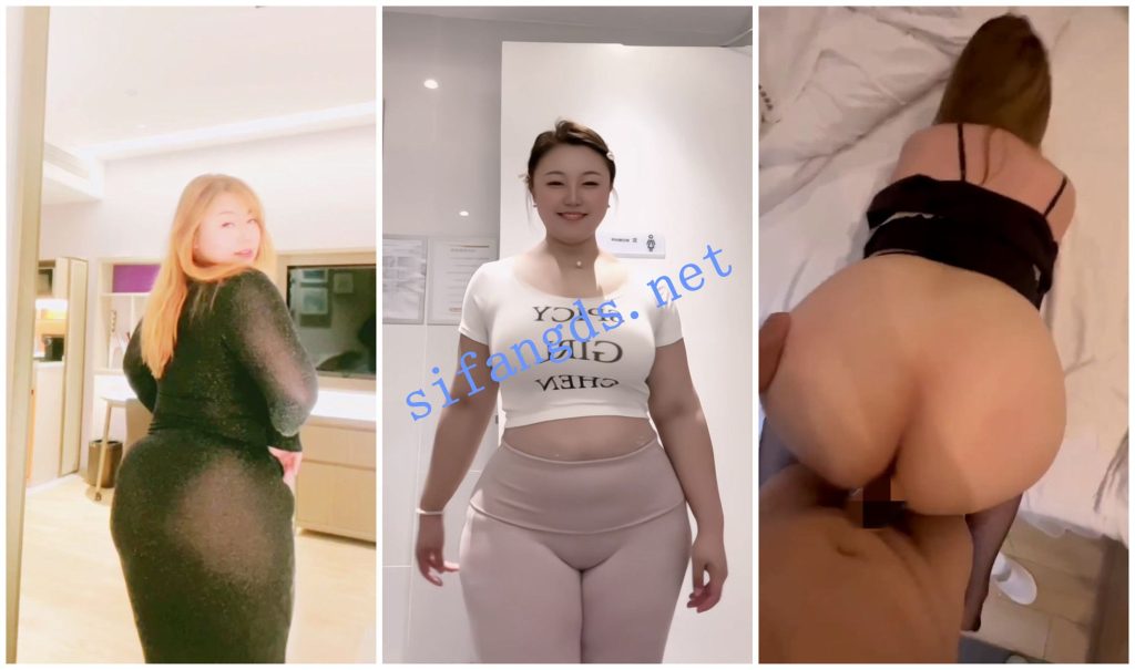 【抖音福利】肥臀BBW熟女【Christina璐璐】肥臀后入撞击【8V】【186M】