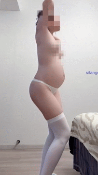 ㊙️首发㊙️稀缺㊙️推特极骚孕妇 牙牙 定制顶胯裸舞视图【36V28P】【5.91G】