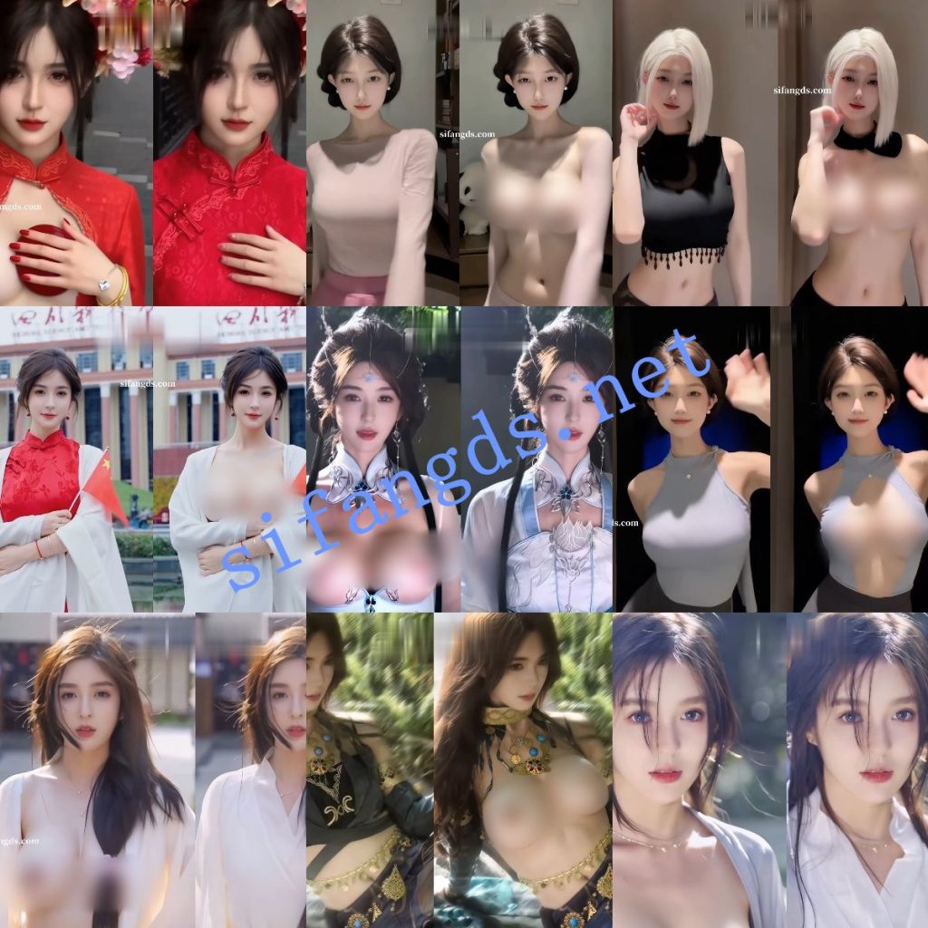 【AI精品】迦南 小羔bb大神最新脱衣舞蹈对比 纯欲女神【2V】【297M】