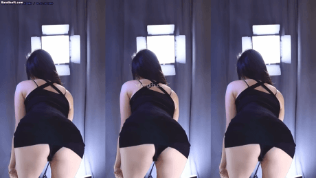 【漂漂 KK佰星】极品美女 三角热裤仰望视角露逼边 抖奶骚舞【8V】【759M】