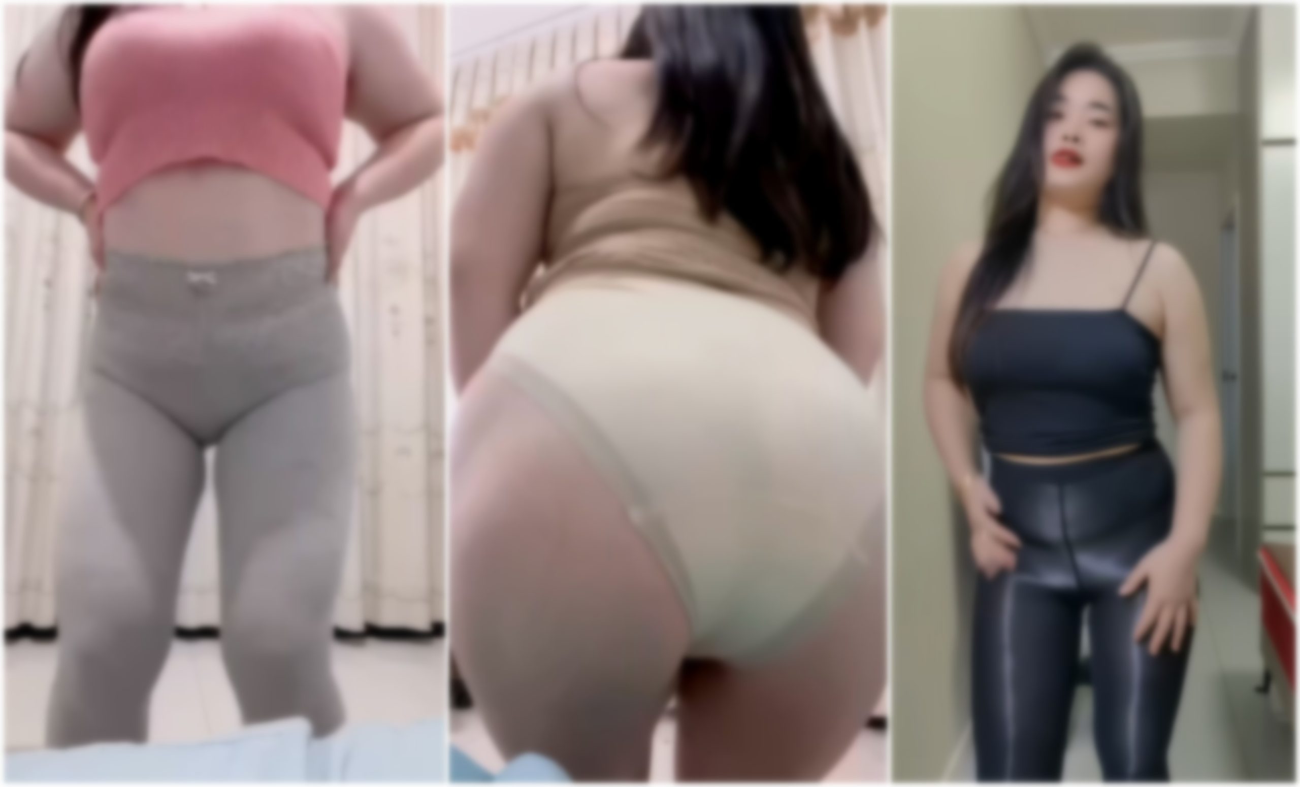 【快手福利】丰满熟女【琴琴姐】扭动骚躯瑜伽裤骆驼趾B缝【7V】【682M】