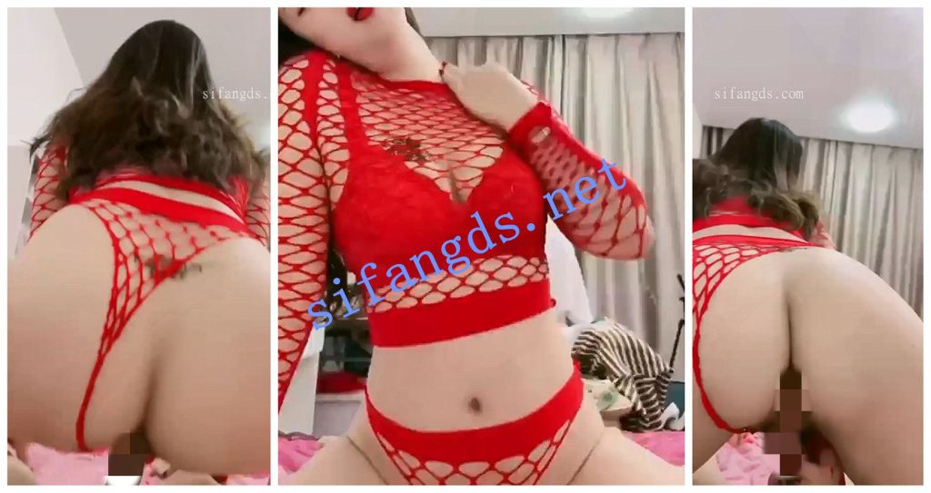 【抖音福利】高挑红色高跟黑丝御姐【大橆蹈】性爱XO自慰②【6V】【1.31G】