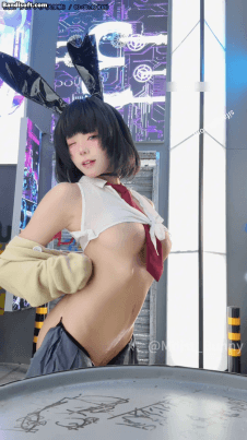 【B站 Yiko湿润兔 咬一口兔娘】10月作品 赛博逆JK 双视角骚舞【87P3V】【1.07G】