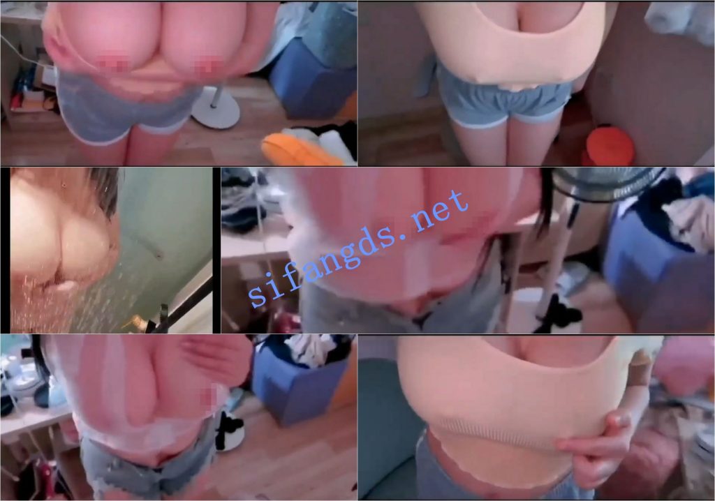 抖音 无脑 西瓜巨乳 露点 洗澡 抖胸 狂插B 高潮喷水【14V】【207M】