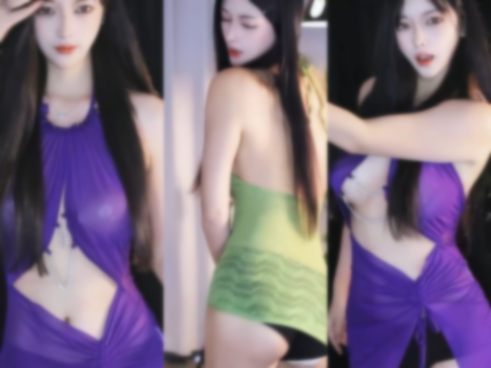 【斗鱼】月薇薇，最新真空奶盖骚舞【4V】【257M】