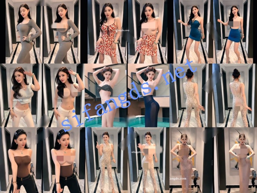 【AI重磅】10位抖音网红明星脱衣 顶级制作舞蹈+日常29分钟版【10V】【2.6G】