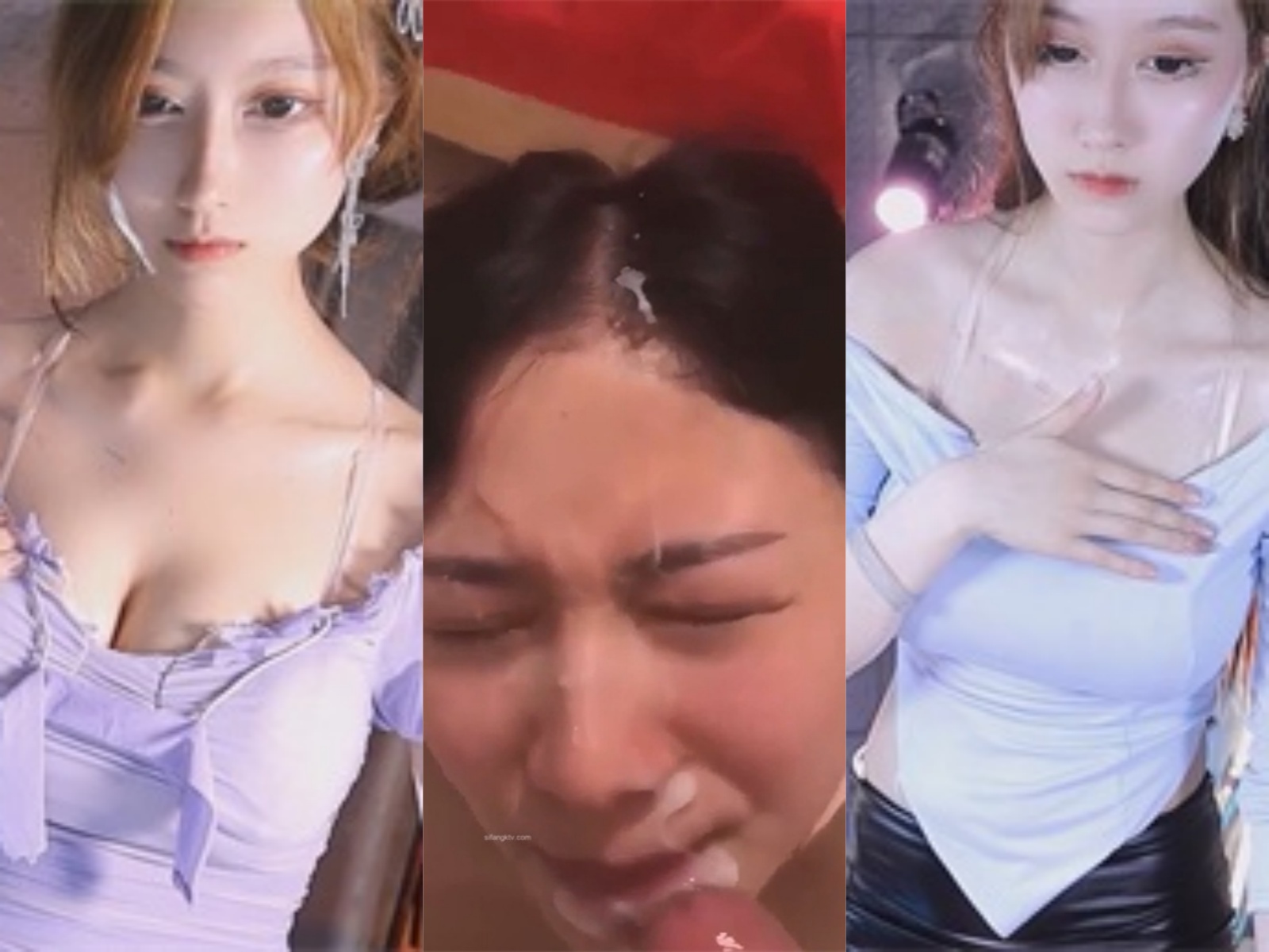 ❣️推荐❣️网易CC骚主播【静静妹妹】裸舞诱惑，跳舞赚不到钱下海做母狗，被大哥颜射，憋了多久射这么多【15V】【4.1G】