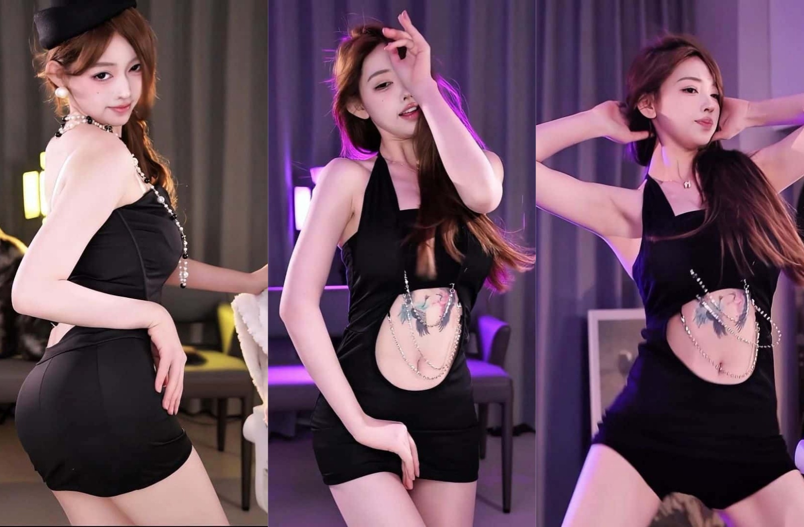 【虎牙】瑶一瑶，高颜美女最新骚舞合集【9V】【1.1G】