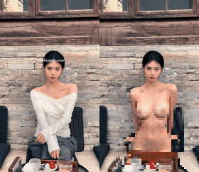 【AI重磅】程儿 硝子 未来星 小钰钰子脱衣舞蹈生活视频对比【4V】【5.99G】