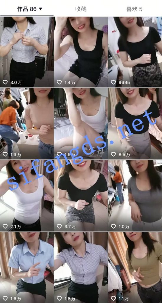 抖音 荣姐 分享日常的气质良家 露脸露点 一对一 反差【2V】【269M】