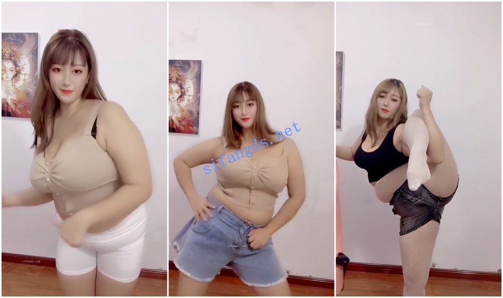 【快手福利】丰满BBW妹子【大意 王大宝】抖奶一字马骚舞【25V】【1.69G】