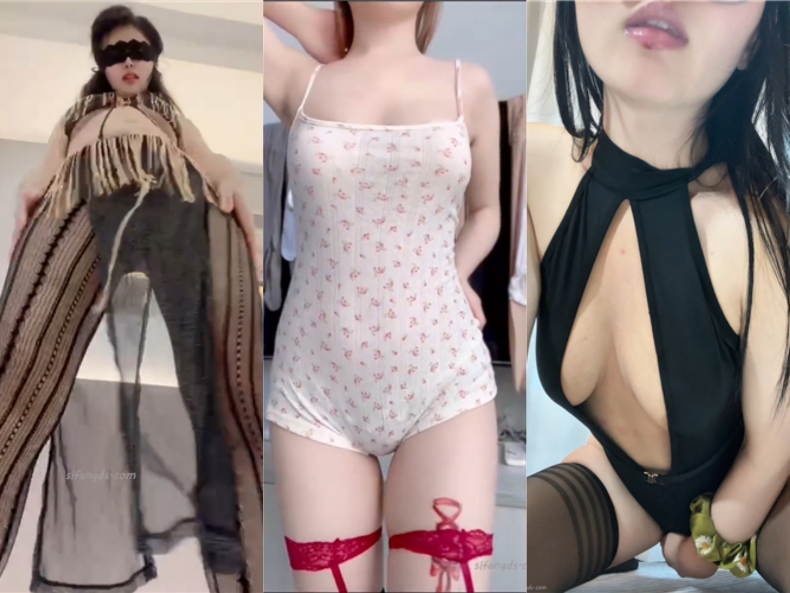 快手骚骚主播 美优nice定制 情趣骚舞骚毛透视露出骚BB【22V】【1.16G】