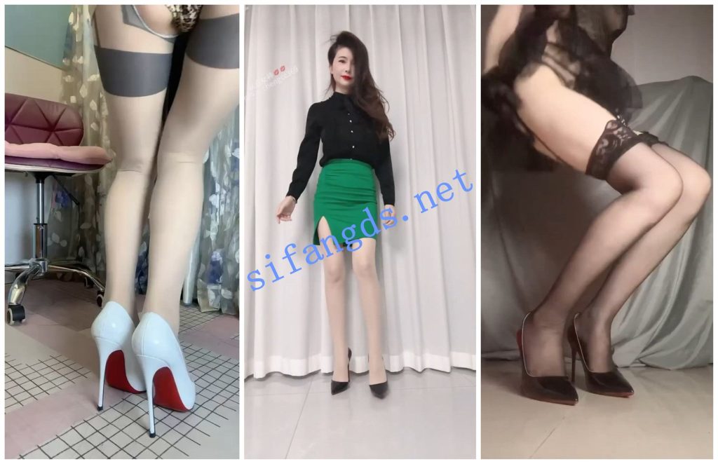 【无水印】【快手福利】极品丝袜高跟美少妇【丝丝女神】丝足诱惑足X【14V】【210M】