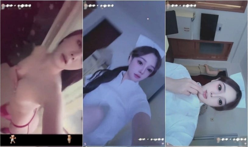 抖音 普陀李铁梅 大长腿模特 露点 阳具插B自慰 掰开B特写【12V】【207M】