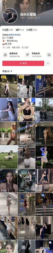 抖音 普陀李铁梅 大长腿模特 露点 阳具插B自慰 掰开B特写【12V】【207M】