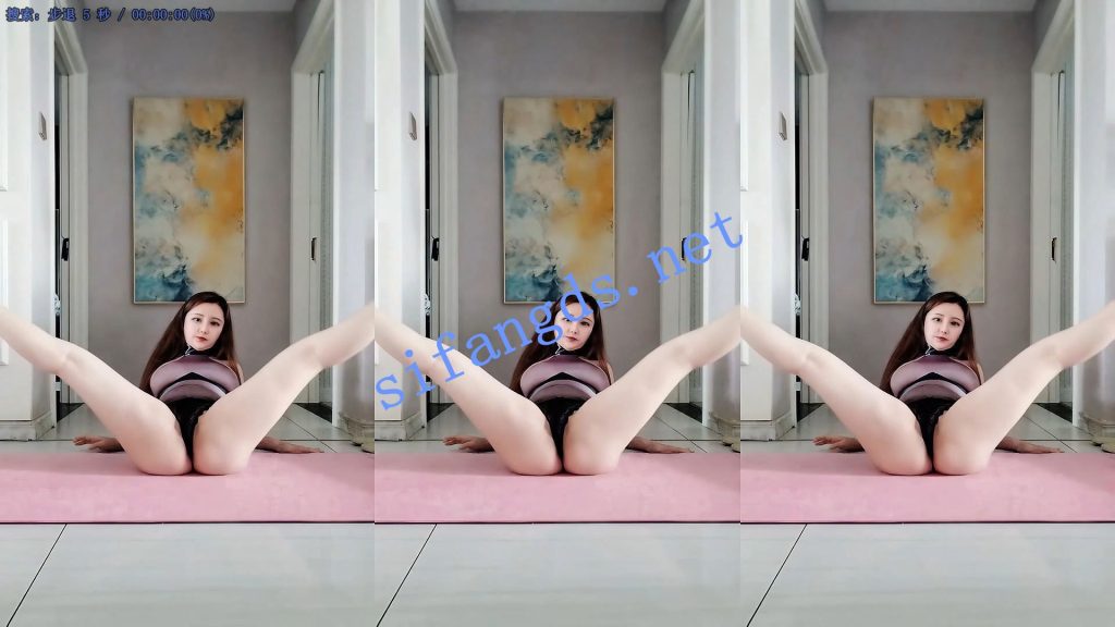 【UC】热舞尤猫，肥臀大奶主播高难度定制极限开腿【5V】【565M】