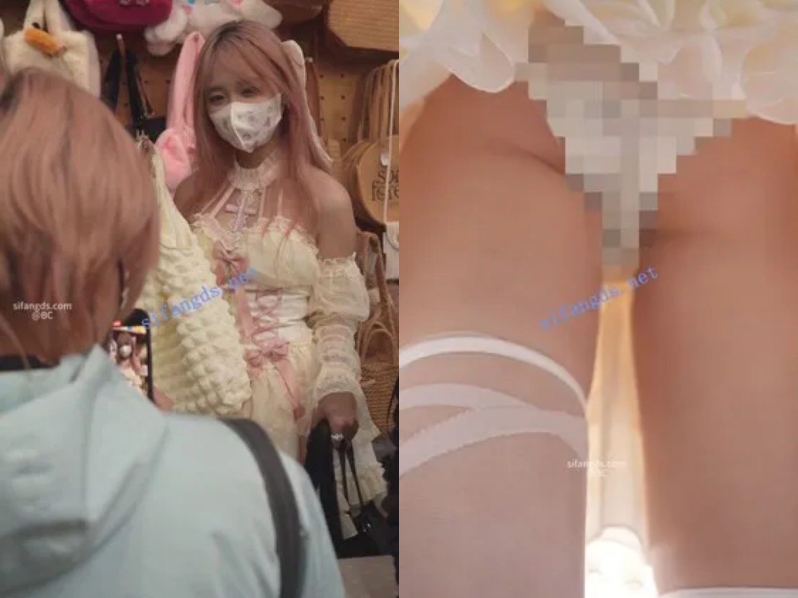 【永久专享】(BC-SSS-096)公主裙美女约会..翘臀卡通内..蹲下拍照被小狗钻…【1V】【939M】