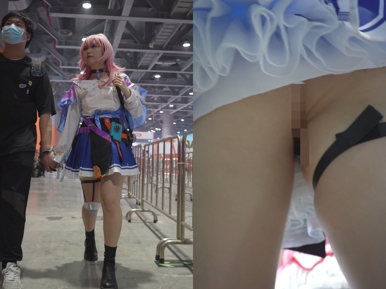 【永久专享】【xxn-317】星穹铁道三月七cos小姐姐..百褶裙竟然配骚丁【1V】【701M】