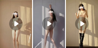 抖音DYITT 付费定制 情趣内衣全裸 诱惑裸舞第1期【8V】【230M】