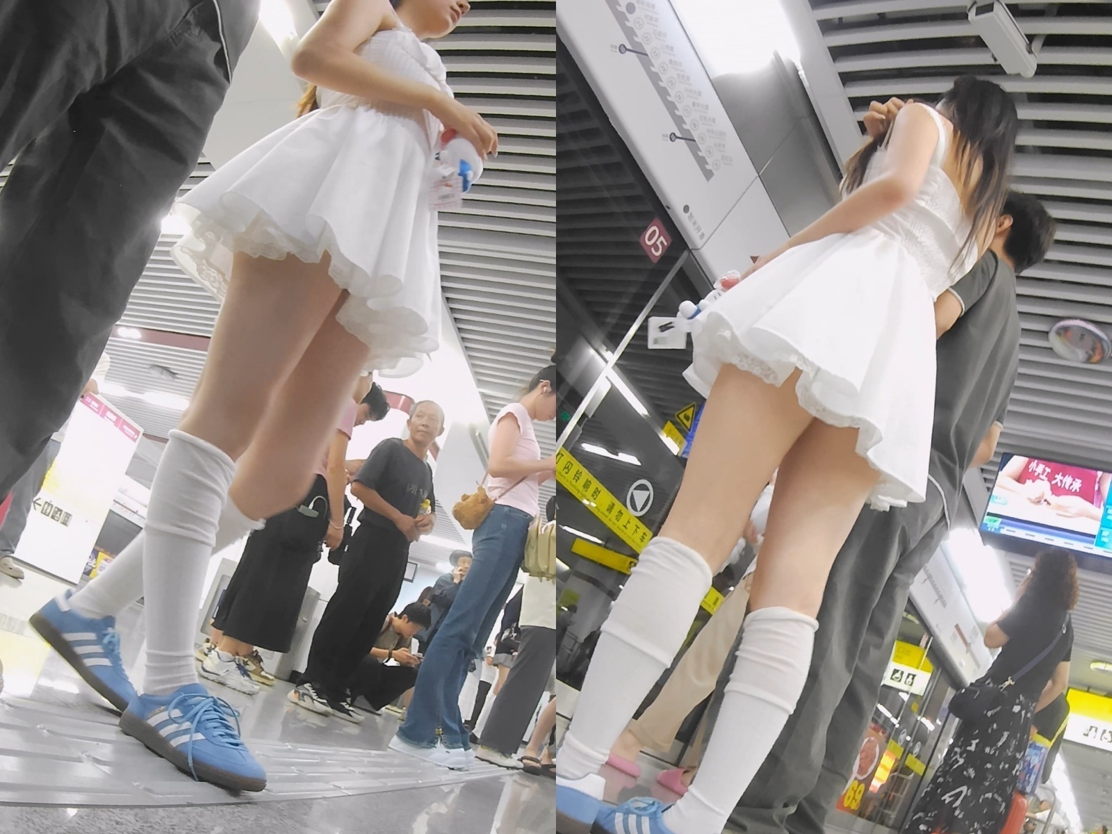 【永久专享】『D·D』-228-漂亮小姐姐，和男友亲密打闹，白连衣裙转圈圈…【1V】【3.21G】